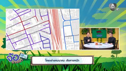 โครงข่ายคมนาคม เสียหายหนัก