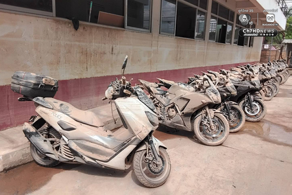 ผบ.ตร.สั่งส่งด่วน รถจยย. สายตรวจ 100 คันใหม่ ถึงหาดใหญ่แล้ว ทดแทนจมน้ำท่วม