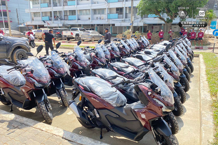 ผบ.ตร.สั่งส่งด่วน รถจยย. สายตรวจ 100 คันใหม่ ถึงหาดใหญ่แล้ว ทดแทนจมน้ำท่วม