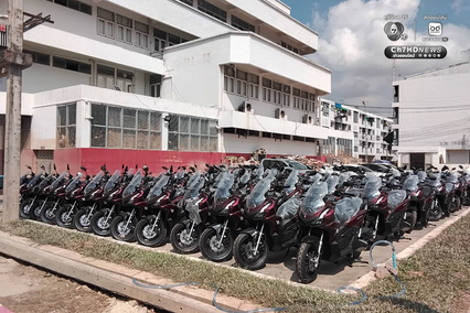 ผบ.ตร.สั่งส่งด่วน รถจยย. สายตรวจ 100 คันใหม่ ถึงหาดใหญ่แล้ว ทดแทนจมน้ำท่วม