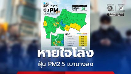 เช้านี้คุณภาพอากาศ กทม. กลับมาอยู่ในเกณฑ์ดี 