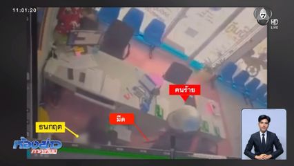 โจรบุกบริษัทสินเชื่อ ชิงเงินกว่า 4 หมื่นบาท