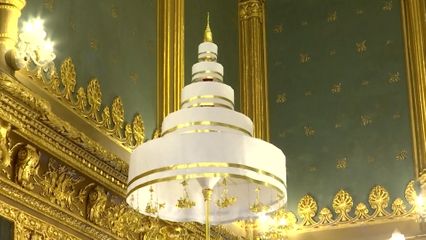 พระบาทสมเด็จพระเจ้าอยู่หัว และสมเด็จพระนางเจ้า ฯ พระบรมราชินี ทรงปฏิบัติพระราชกรณียกิจที่วัดราชบพิธสถิตมหาสีมาราม