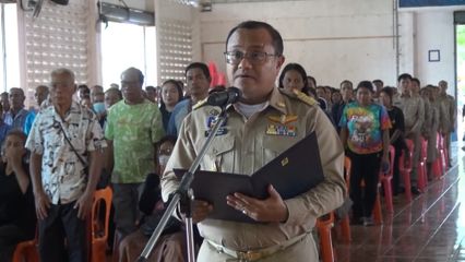 ราชวิทยาลัยจุฬาภรณ์ เชิญผ้าห่มกันหนาวพระราชทานมอบแก่ผู้ประสบภัยหนาว ณ อำเภอเชียงขวัญ จังหวัดร้อยเอ็ด