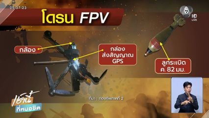 สู้รบเดือด ! โดรนพลีชีพ-จรวดเพียบ