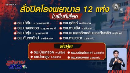 ปะทะชายแดนไทย-กัมพูชา กระทบสั่งปิด รพ.-รร.