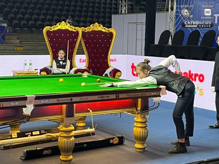 สนุกเกอร์ทีมหญิงทีมชาติไทย คว้าเหรียญทองเหรียญแรกให้กับสมาคมบิลเลียดฯ