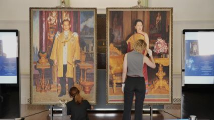 ม.ศิลปากร เปิดพื้นที่จัดแสดงกระบวนการบูรณะพระบรมฉายาสาทิสลักษณ์ โดยผู้เชี่ยวชาญ ณ ท้องพระโรงหอศิลป์ วังท่าพระ