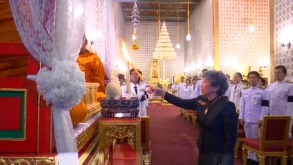 พระเจ้าวรวงศ์เธอ พระองค์เจ้าสิริภาจุฑาภรณ์ พระอนุวงศ์และองคมนตรี เสด็จไป และไปในการบำเพ็ญพระราชกุศลถวายพระบรมศพ สมเด็จพระนางเจ้าสิริกิติ์ พระบรมราชินีนาถ พระบรมราชชนนีพันปีหลวง