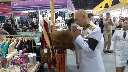 กรมวังผู้ใหญ่ประจำพระองค์ฯ เยี่ยมชม ร้านโครงการกำลังใจในพระดำริพระเจ้าหลานเธอพระองค์เจ้าพัชรกิติยาภา