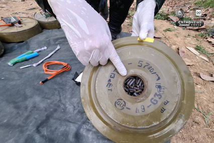 ยึดระเบิดเขมร เป็นภัยคุกคามต่อกำลังพลไทย