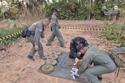 ยึดระเบิดเขมร เป็นภัยคุกคามต่อกำลังพลไทย