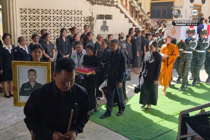 บรรยากาศสุดเศร้า ร่างพลฯ ภานุวัฒน์ กลับถึงบ้านแล้ว