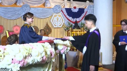 ผู้แทนพระองค์ ไปในพิธีมอบปริญญาบัตรแก่ผู้สำเร็จการศึกษาจากมหาวิทยาลัยศรีปทุม ประจำปีการศึกษา 2567 เป็นวันที่สาม