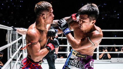 ONE ลุมพินี : กุหลาบดำ สจ.เปี๊ยกอุทัย รับชกจนมือบวม ยังโค่น ปตท. อภิชาติฟาร์ม ไม่ลง