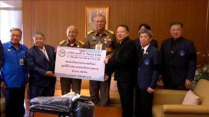 องคมนตรี เป็นประธานในพิธีรับมอบรถเข็นวีลแชร์ เพื่อส่งต่อแก่โรงพยาบาลสมเด็จพระยุพราชทั่วประเทศ