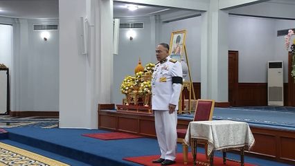 องคมนตรี เป็นผู้แทนพระองค์ ออกรับปลัดกระทรวงมหาดไทย และคณะ เข้ารับไฟพระฤกษ์ เพื่อเชิญไปจุดในพิธีเปิดการแข่งขันกีฬานักเรียนองค์กรปกครองส่วนท้องถิ่นแห่งประเทศไทย รอบชิงชนะเลิศ ระดับประเทศ ครั้งที่ 40