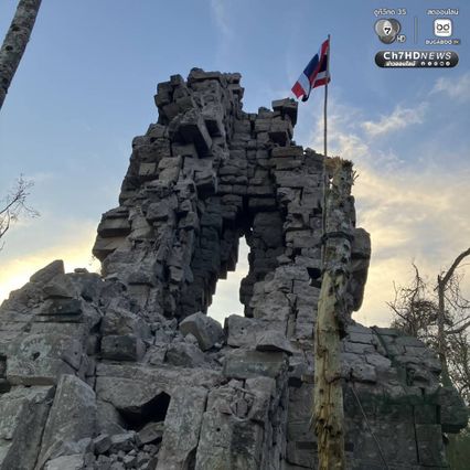 เสนาธิการทหารบก เยี่ยมบำรุงขวัญแนวหน้า ปราสาทตาควาย–เนิน 350