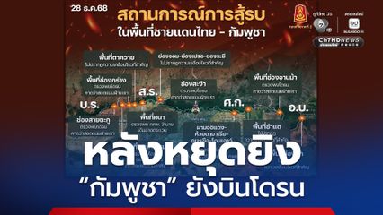หลังหยุดยิง ! ไทยยังตรึงกำลังเฝ้าระวัง หลังกัมพูชายังบินโดรน