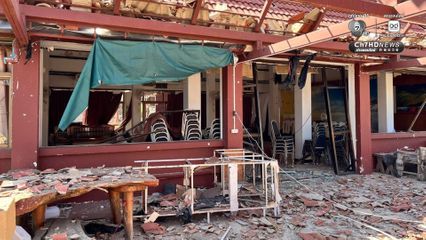 อช.เขาพระวิหาร รายงานความเสียหายจากสถานการณ์สู้รบไทย-กัมพูชา 