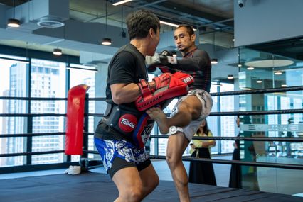 ONE Championship : สามเอ ไก่ย่างห้าดาว ปลื้มคัมแบ็กร่วมงานยิม “อีโวล์ฟ์” เปิดสาขาแรกในไทย
