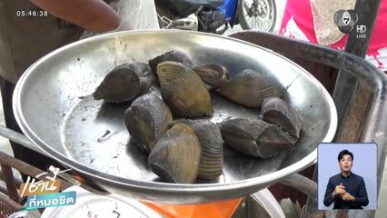หอยท้ายเภา ราคาดี แห่เก็บขายตั้งแต่เช้ามืด