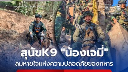 ลมหายใจ น้องเจมี่ คือความปลอดภัยของทหารชายแดน