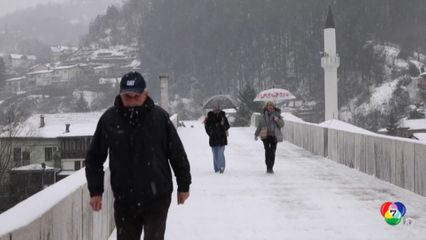 อากาศเลวร้าย ยุโรปเผชิญทั้งหิมะและน้ำท่วม