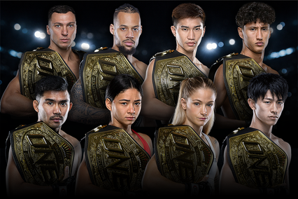 ONE Championship : รวม 8 เจ้าบัลลังก์ ONE มวยไทย ทุกรุ่น รับปี 2569