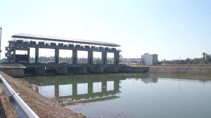 องคมนตรี ติดตามการดำเนิน “โครงการบรรเทาอุทกภัยอำเภอบางสะพานอันเนื่องมาจากพระราชดำริ” จังหวัดประจวบคีรีขันธ์