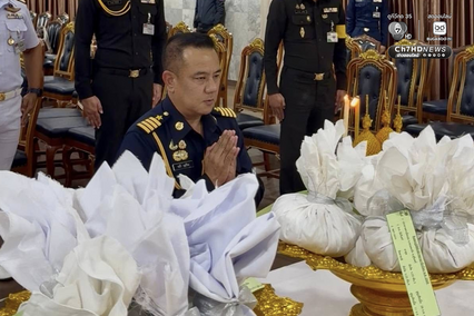 พิธีบรรจุดิน 22 สมรภูมิรบ ชายแดนไทย-กัมพูชา เข้าสู่อนุสรณ์สถานแห่งชาติ