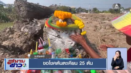 ขอโชคต้นตะเคียน 25 ต้น จ.ปทุมธานี