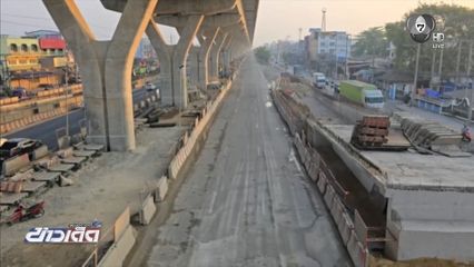 ซ่อมเสร็จแล้ว ถนนพระรามที่ 2 ท่อประปาชำรุด จ.สมุทรสาคร