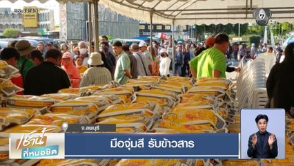 มือจุ่มสี รับข้าวสาร