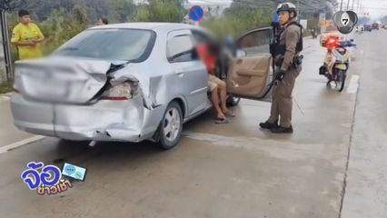 เมาหนัก จอดรถเก๋งหลับขวางถนน