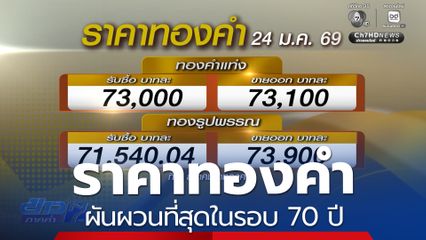 ราคาทองคำผันผวนที่สุดในรอบ 70 ปี