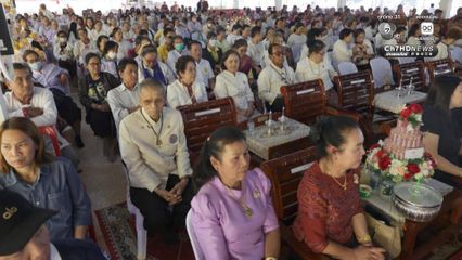 “หลวงตาสินทรัพย์” มอบรถ เงิน ทองคำ สมทบทอดผ้าป่าสร้างวิทยาลัยสงฆ์