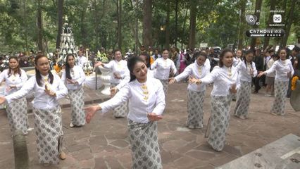 พิธีบวงสรวงเจ้าพ่อเขาใหญ่ ประชาชนร่วมงานจำนวนมาก