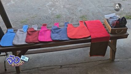 ผ้าลายม้า - ขนมเทียนนิ้วมือ "วัฒนธรรมไท-ยวน"