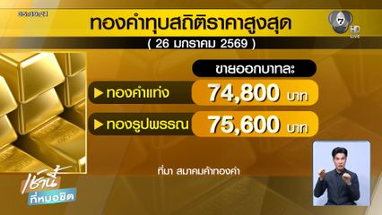 ทองคำพุ่งแรง ร้านทองเร่งเพิ่มความปลอดภัย