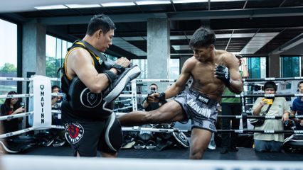 ONE Championship : ชาโด้ สิงห์มาวิน โชว์ฟิตพร้อมชนแกร่ง นิโค คาร์ริลโล ศึก ONE Fight Night 40