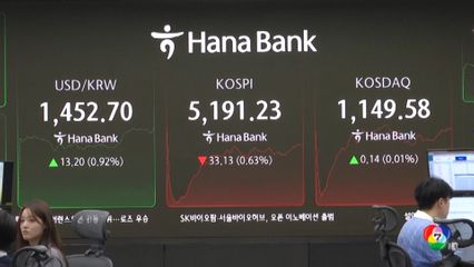 ตลาดหุ้นเอเชียดิ่งลงตามราคาทองคำ