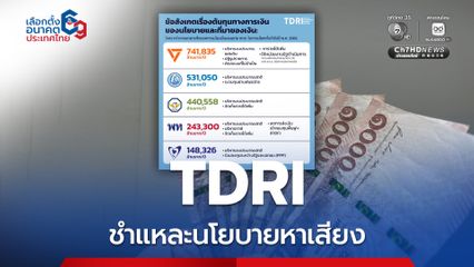 TDRI ชำแหละนโยบาย 5 พรรคใหญ่ งบบานปลาย บางส่วนบิดเบือนกลไลตลาดรุนแรง