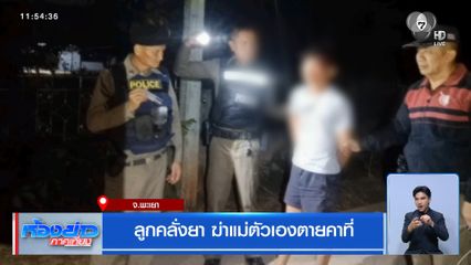 ลูกคลั่งยา ฆ่าแม่ตัวเองตายคาที่ จ.พะเยา