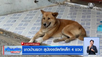 ชาวบ้านผวา สุนัขจรจัดกัดเด็ก 4 ขวบ