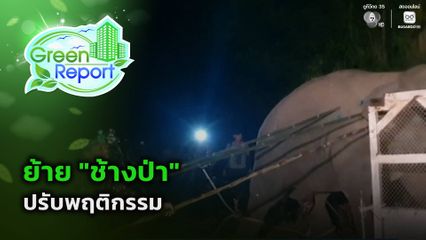 Green Report : ย้าย "ช้างป่า" ปรับพฤติกรรม