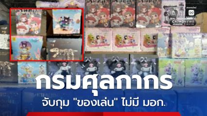 กรมศุลกากร จับกุม ของเล่น ไม่มีหนังสือรับรองมาตรฐานผลิตภัณฑ์อุตสาหกรรม (มอก.)