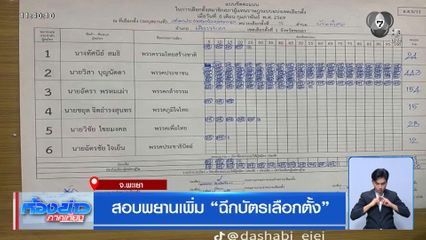 เลือกตั้ง 2569 : สอบพยานเพิ่ม ฉีกบัตรเลือกตั้ง