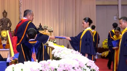 องคมนตรี เป็นผู้แทนพระองค์ ไปในพิธีพระราชทานปริญญาบัตรแก่ผู้สำเร็จการศึกษา จากมหาวิทยาลัยรามคำแหง ประจำปีการศึกษา 2566 ถึง 2567 เป็นวันที่สาม