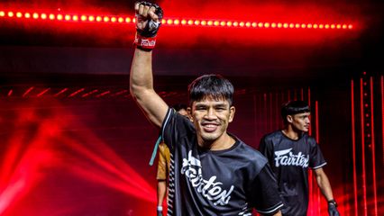 ONE ลุมพินี : นักรบ แฟร์เท็กซ์ มั่นใจบู๊มวยทรงเดียวกัน พันฤทธิ์ ลูกเจ้าแม่สายวารี